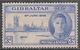 Gibraltar 1946. Scott #120 (M) King George VI And Parliament Buildings, London * - Gibraltar