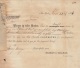 E5247 CUBA SPAIN ESPAÑA. 1866 EXCHANGE BANK CHECK SERRA Y SERRA. - Cheques & Traveler's Cheques