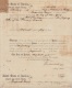 E5250 CUBA SPAIN ESPAÑA. 1863 EXCHANGE BANK CHECK MORA ALFONSO US. - Cheques & Traveler's Cheques