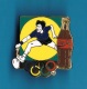 1 PIN'S  //   ** COCA COLA ** JO ** TENNIS ** . (Worldwide Olympic Sponsors &reg; C.O.A. A.O.C. Artiss-Regina) - Coca-Cola