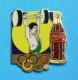 Delcampe - 1 PIN'S  //   ** COCA COLA ** JO ** HALTÉROPHILIE ** . (Worldwide Olympic Sponsors &reg; C.O.A. A.O.C. Artiss-Regina) - Coca-Cola