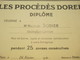 Diplôme/Les Procédés DOREL/ BODIER/ Margeur-Offset/25 Ans/Paris /1960         DIP177 - Diplomas Y Calificaciones Escolares