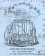 THIEBAUT  Ateliers Fonderie, Construction Robinetterie   1864       TOP Illustration !  Cachet Fiscal Empire - Letras De Cambio