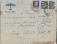 STORIA POSTALE REGNO - BUSTA CON LETTERA VIA AEREA DA SAN REMO A MILITARE PM 206 1942 TIMBRI CENSURA - Marcophilie (Avions)