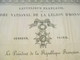 Diplôme/Chevalier /RF/ Ordre National  Légion D'Honneur/PELLETIER/Capitaine/Clermont-Ferrand/Frasne Jura/1888     DIP190 - Diploma & School Reports