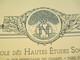 Diplôme/Ecole Hautes Etudes Sociales/rue Notre Dame Des Champs/Ecole Sociale/SABOUREAU/Niort/ Deux Sévres/1944    DIP200 - Diploma & School Reports