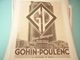 ANCIENNE PUBLICITE  UNE MARQUE GOHIN-POULENC CAMION - TRACTEUR 1942 - Tracteurs