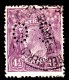 Australia 1924 King George V  41/2d Violet  Single Crown Wmk Violet Perf OS Used - - - - - Used Stamps