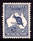Australia 1913 Kangaroo 21/2d Indigo 1st Wmk MH - Listed Variety - Mint Stamps