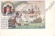 Tourville Bataille De Bevezieres 1690 Illustration Chocolat Louit Marine Flotte  - 2 SCANS - Hommes Politiques & Militaires