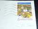 TIMBRE POSTE DE FRANCE N°2395 VARIETE SUR LETTRE; TOUR EIFFEL JAUNE AU LIEU DE VERT -  (T) - Covers & Documents