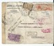 Lettre Recommandée Guyane/Cayenne-> Bordeaux,Censure,cachets" Inadmis /Zone Occupée/Relations Interrompues..." - Lettres & Documents