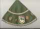 Bonnet Souvenir De La Cascade De Coo En Feutrine Avec Les Blasons Des 9 Provinces Belges - Gorras