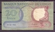 Congo Kongo 20 Francs 1962  VF - Banque Du Congo Belge