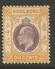 HONG KONG - 1911  30c Purple And Orange-Yellow Edward VII S.G 97, Wmk Multi Crown CA, MH* - Nuevos