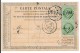 CPA Rare Carte Précurseur 1874 + 2 Timbres  Cérès 5 C Centimes - Other & Unclassified