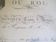 Brevet /Autographe/Charles Philippe De France,Comte D'Artois/Épernay Marne/Nomination/Hilaire/Lt Colonel/1818     DIP209 - Diploma & School Reports