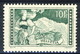 Svizzera 1930 - 31 N. 245 F. 10 Ragazza (Jungfrau) Verde Grigio. MVLH (traccia Di Linguella Invisibile) Cat. &euro; 340 - Nuovi