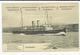 Oostende  *   Paquebots  De L'Etat Belge (Ligne Ostende - Douvres)  - Jan Breydel  (5ct - 1914) - Liner Cards