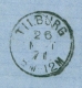 Delcampe - België - 1871 - 10c On Taxed Cover "Affr. Insuff" From Deynze To Tilburg / Nederland - 1869-1883 Léopold II