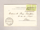 Türkei Brousse Balkenstempel 10paras (2) Und 2-Kreis-Stempel Brousse 1.10.1902 Auf Ansichtskarte - Lettres & Documents