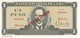 ESPECIMEN BILLETE DE CUBA DE 1 PESO DEL AÑO 1979 DE JOSE MARTI (SPECIMEN) (BANKNOTE) SIN CIRCULAR-UNCIRCULATED - Cuba