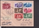 Einschreibbrief Italien Catania Nach Wien 1941 , Briefmarken Hitler Und Musolini - Lettres & Documents