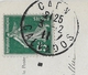 (RECTO / VERSO) LUCHEUX EN 1911 - LE CHATEAU - PORTE DE SORTIE SUR LA FORET - BEAU CACHET - CPA VOYAGEE - Lucheux