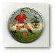 Sport Lisboa E BENFICA - LUSO Pocket Mirror ( R = 64 Mm ) Mirroir De Poche - Portugal - 2 Scans - Altri & Non Classificati