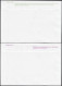 Nouvelle Calédonie 2002. 2 Entiers Postaux Ordinaires Différents (prêt-à-poster). Cagou De Lavergne. 50 G France & Monde - Entiers Postaux