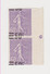 TIMBRE De France N°223 En Paire Verticale Surcharge Très Déplacée Avec Bord De Feuille - Neuf Avec Charnière - 1903-60 Semeuse Lignée