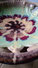 Delcampe - BELLE CORBEILLE A FRUITS Céramique N°548 - Fleur Pensée - Céramique Flammée - Origine Inconnue - - Andere & Zonder Classificatie