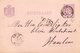 1891 Bk Met  Kleinrond AMSTERDAM-ZUTPHEN E Van Hilversum Naar  Haarlem - Postal History