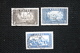 Perfin 3 Timbres  Maroc  Perforé Lochung  CL10 - Other & Unclassified