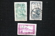 Perfin   3 Timbres Algérie   Perforé Lochung SM34 - Other & Unclassified