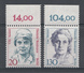 Allemagne Berlin 1988 Mi.nr: 806 + 811-812 Frauen....  Neuf Sans Charniere /MNH / Postfris - Unused Stamps