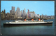 CPSM Color Photo AK USA New York 1965 "Queen Mary And New York,mit Bordstempel,"1 Ak Used,bef. - Handel