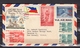 Nice Franking UPU,flag,, Independence, LIONs Club 1959 > Trenton USA - Filippijnen