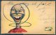 1909 USA Chinaman Chinese Cartoon Caricture Postcard. Winfield, Kansas - Atlanta - Covers & Documents