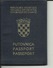 PASSPORT  --   CROATIA  --  I. MODEL  -- - Documents Historiques