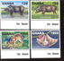 GHANA 1537-44 ; MINT N H STAMPS OF WILD ANIMALS - Ghana (1957-...)