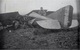 CPA CARTE-PHOTO AVIATION Militaire - Accident D'Avion "Lieutenant Maulde - Vrille De ... ?" - Ongevalen