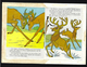 POSTAL Com LIVRO DISNEY Com BAMBI - Autorizado Pelos C.T.T. / CTT - Taxa De Carta. PORTUGAL Vintage Disney Postcard Book - Covers & Documents