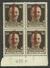 ITALIA REGNO ITALY KINGDOM 1944 RSI IMPERIALE CENT 30 SOPRASTAMPA FASCIO ROSSO BRUNO QUARTINA BLOCK MNH FIRMATO SIGNED - Nuovi