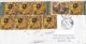 4953FM- CHRISTMAS, JESUS' BIRTH, STAMPS ON REGISTERED COVER, 2016, ROMANIA - Brieven En Documenten