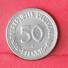 GERMANY FEDERAL REPUBLIC 50 PFENING 1950 F -    KM# 109,1 - (Nº17986) - 50 Pfennig