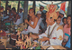 °°° 1205 - INDONESIA - RELIGIOUS CEREMONY BESAKIH TEMPLE - 1978 With Stamps °°° - Indonesia