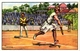 4 CardsTennis Pub   Hoyer Rostock Stollwerck Chocolade DRessed Apes  La Teinture Alsacienne Cats Playing TENNIS Gartmann - Tarjetas