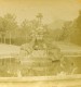 Espagne La Granja De San Ildefonso Fontaine Des Dragons Ancienne Photo Stereo 1888 - Stereoscopic