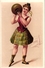 Delcampe - 16 Cards C1870 BOWLING Girl Scottish Uniform Beautiful Alike Cigarette Cards Litho VERY GOOD Condition Trade, PROOF Card - Verzamelingen & Kavels